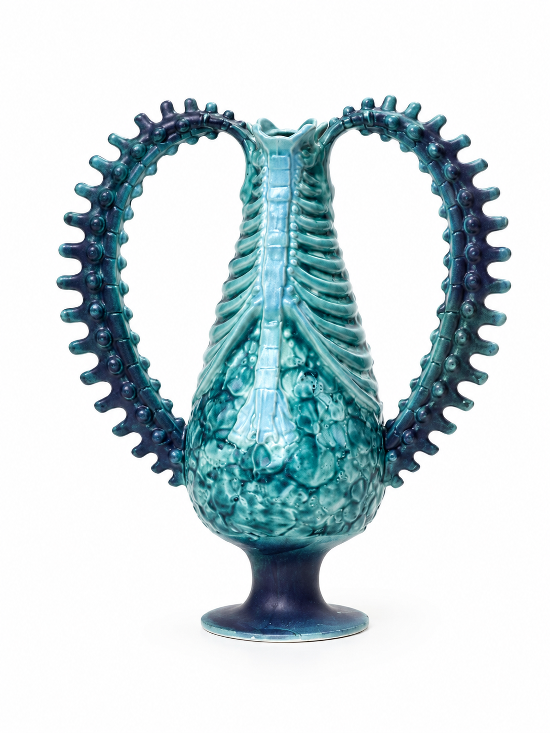 Vase squelette marin