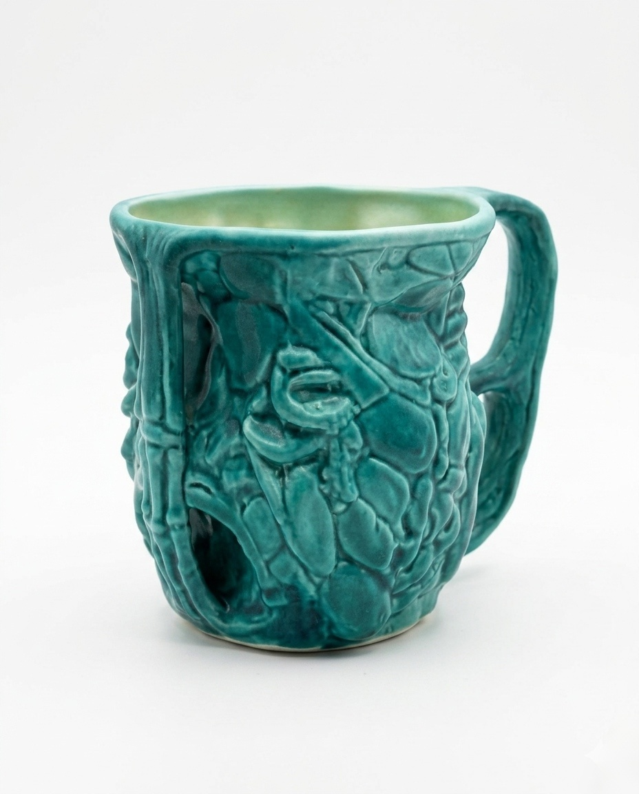 Cellular Reef—Moss Green